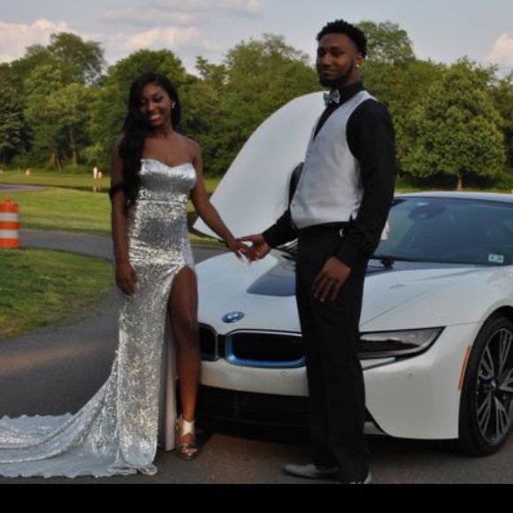 sequins prom dress - Picture 3 of 4